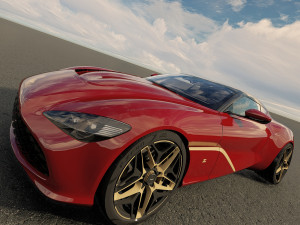 Aston Martin DBS GT Zagato 2022 Modelo 3D