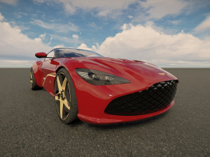 Aston Martin DBS GT Zagato 2022 Modelo 3D