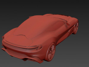 Aston Martin DBS GT Zagato 2022 Modelo 3D