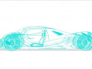 Devel Sixteen Prototype 3D Model