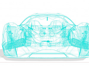 Devel Sixteen Prototype Modello 3D