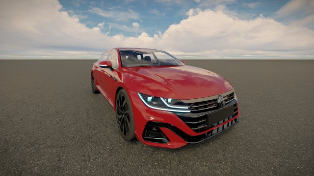 Volkswagen Arteon Shooting Brake Hybrid 2022 3Dモデル .c4d .max .obj .3ds .fbx .stl .blend 