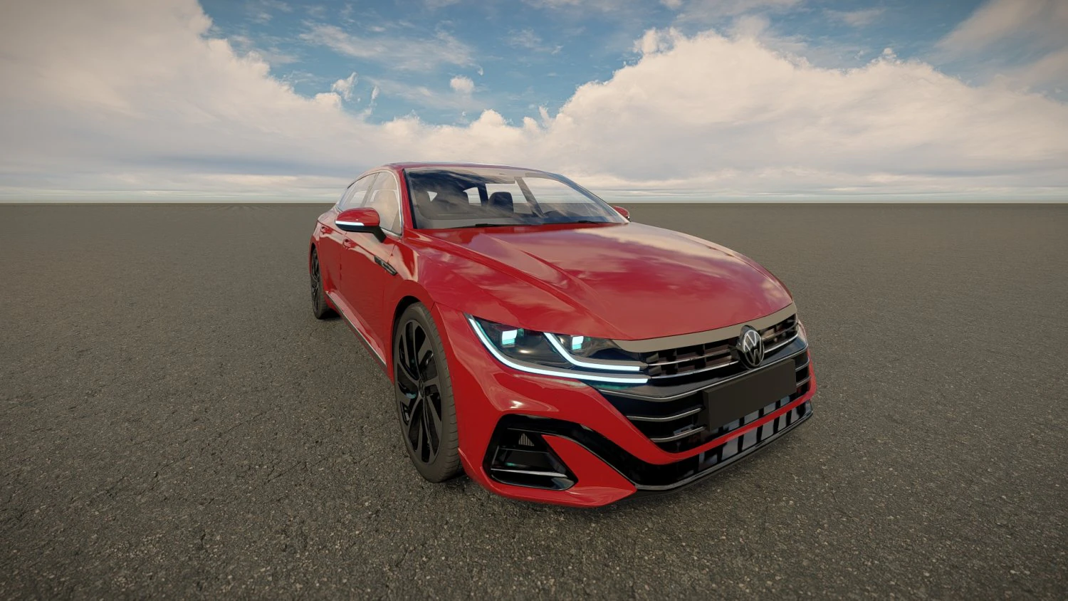 Volkswagen Arteon Shooting Brake Hybrid 2022 3D Model .c4d .max .obj .3ds .fbx .stl .blend 