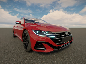 Volkswagen Arteon Shooting Brake Hybrid 2022 3Dモデル