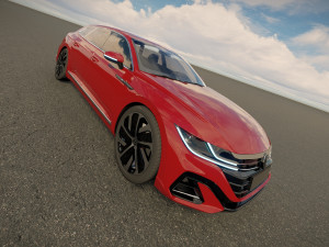 Volkswagen Arteon Shooting Brake Hybrid 2022 3Dモデル