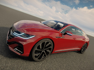 Volkswagen Arteon Shooting Brake Hybrid 2022 3Dモデル