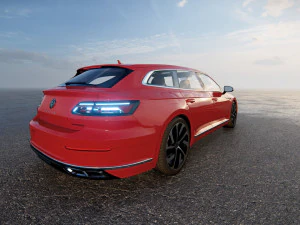 Volkswagen Arteon Shooting Brake Hybrid 2022 3D Model