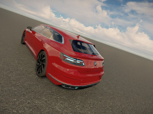 Volkswagen Arteon Shooting Brake Hybrid 2022 3Dモデル