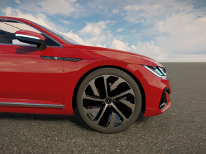 Volkswagen Arteon Shooting Brake Hybrid 2022 3Dモデル