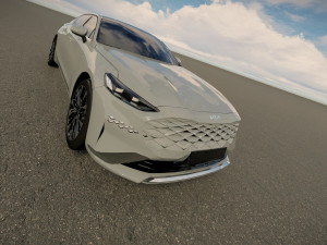 Kia K8 2022 Model 3D