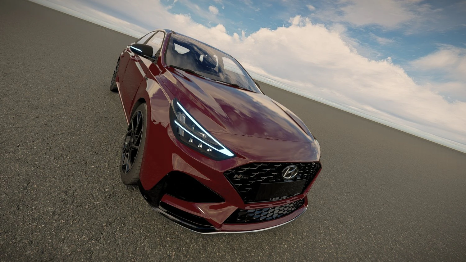 Hyundai i30 Fastback 2022 Modelo 3D .c4d .max .obj .3ds .fbx .stl .blend 
