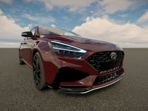 Hyundai i30 Fastback 2022 3D Model