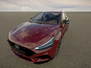 Hyundai i30 Fastback 2022 Modelo 3D