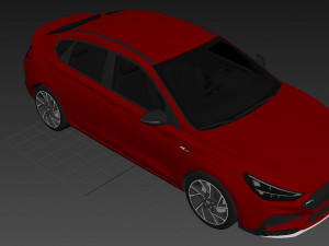 Hyundai i30 Fastback 2022 3D Model