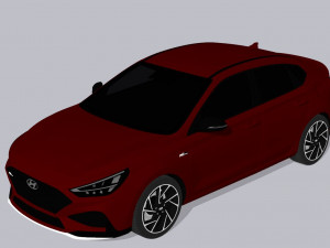 Hyundai i30 Fastback 2022 3D Model