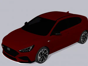 Hyundai i30 Fastback 2022 Modelo 3D
