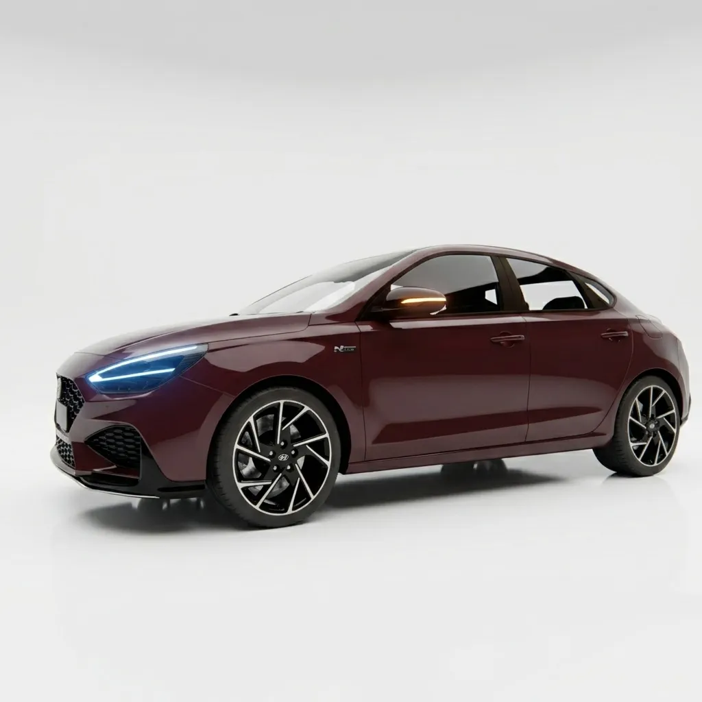 Hyundai i30 Fastback 2022 3D Model .c4d .max .obj .3ds .fbx .stl .blend 