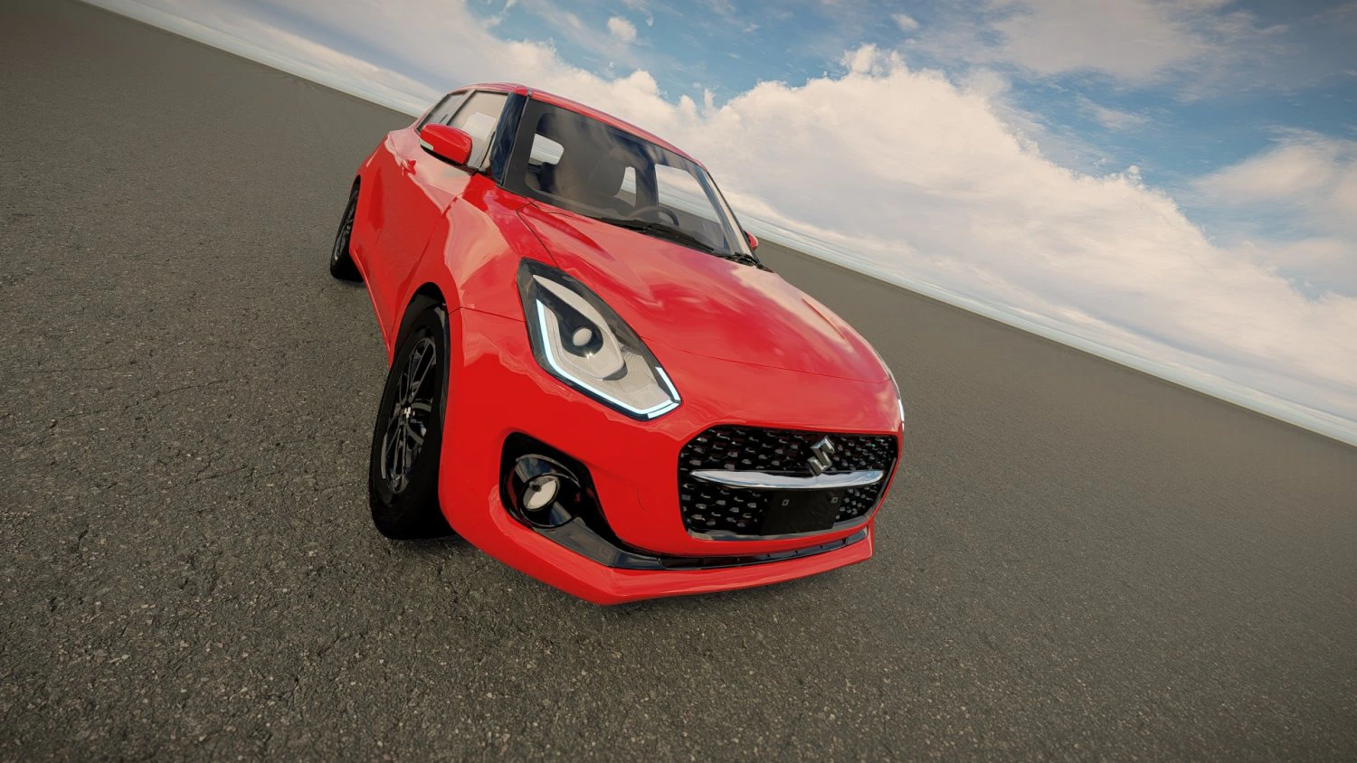 Suzuki Swift 2022 3D Model .c4d .max .obj .3ds .fbx .stl .blend 