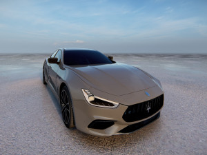 Maserati Ghibli Hybrid 2022 3D Model