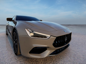 Maserati Ghibli Hybrid 2022 3D Model