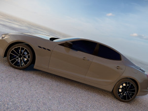 Maserati Ghibli Hybrid 2022 3D Model