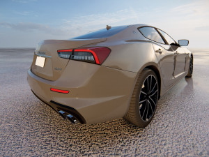 Maserati Ghibli Hybrid 2022 3D Model