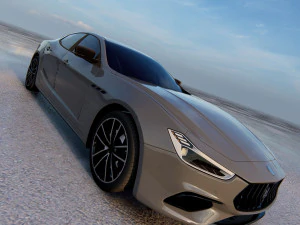 Maserati Ghibli Hybrid 2022 3D Model