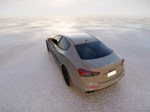 Maserati Ghibli Hybrid 2022 3D Model