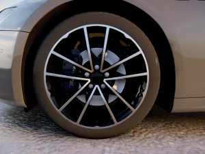 Maserati Ghibli Hybrid 2022 3D Model