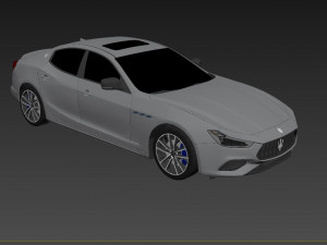 Maserati Ghibli Hybrid 2022 3D Model