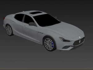 Maserati Ghibli Hybrid 2022 3D Model