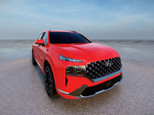 Hyundai Santa Fe 2022 3D Model