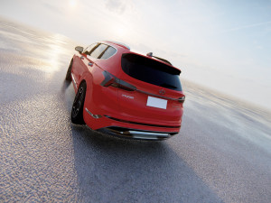 Hyundai Santa Fe 2022 3D 모델