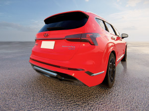 Hyundai Santa Fe 2022 3D 모델