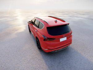 Hyundai Santa Fe 2022 3D 모델