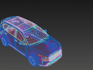 Hyundai Santa Fe 2022 3D 모델