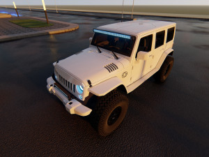 Jeep Wrangler Rubicon tuned Modelo 3D