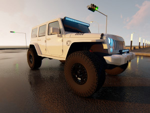 Jeep Wrangler Rubicon tuned Modelo 3D