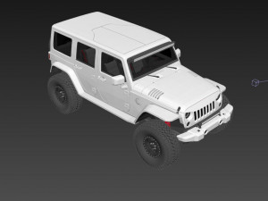 Jeep Wrangler Rubicon tuned Modelo 3D