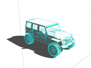 Jeep Wrangler Rubicon tuned Modelo 3D
