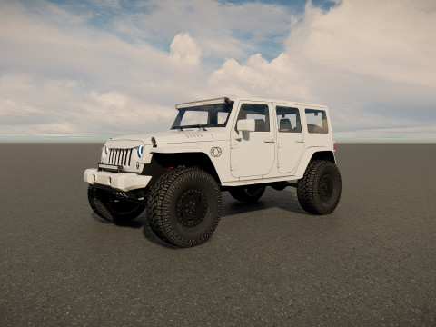 Jeep Wrangler Rubicon tuned Modelo 3D