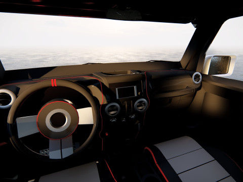 Jeep Wrangler Rubicon tuned Modelo 3D