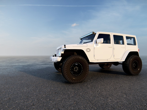 Jeep Wrangler Rubicon tuned Modelo 3D