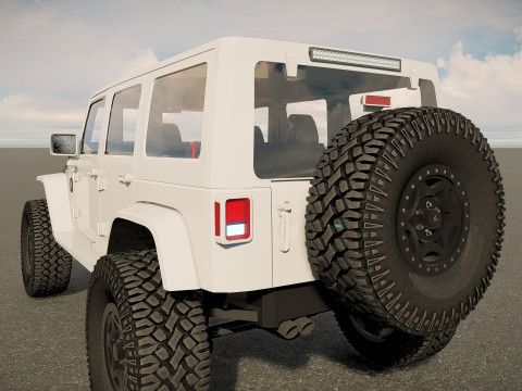 Jeep Wrangler Rubicon tuned Modelo 3D