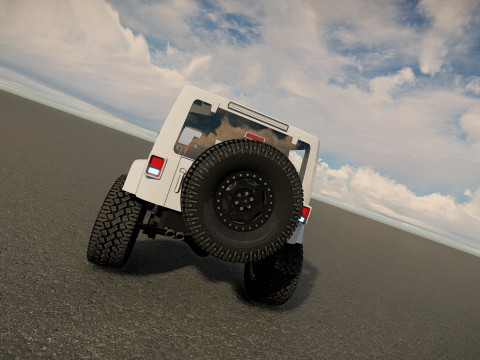 Jeep Wrangler Rubicon tuned Modelo 3D