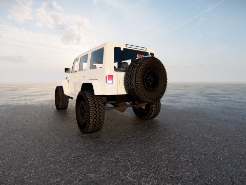 Jeep Wrangler Rubicon tuned Modelo 3D