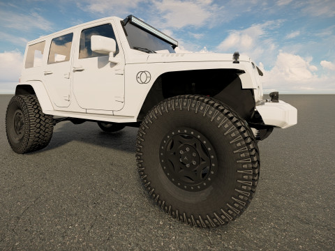 Jeep Wrangler Rubicon tuned Modelo 3D