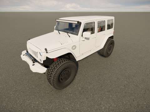 Jeep Wrangler Rubicon tuned Modelo 3D