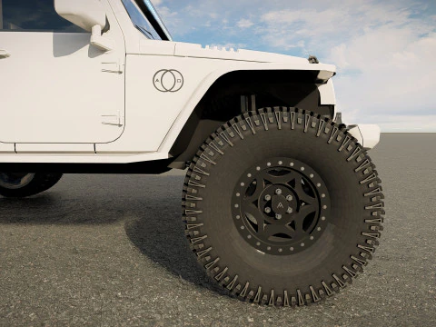 Jeep Wrangler Rubicon tuned 3D Model