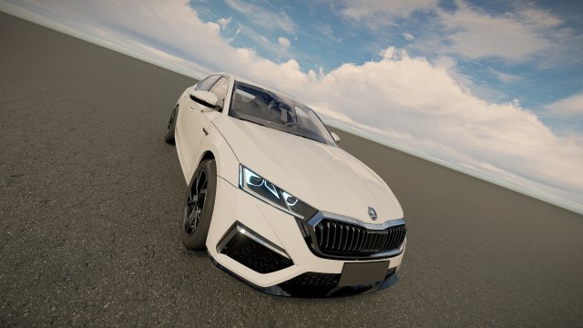 Skoda Octavia RS 2022 3Dモデル .c4d .max .obj .3ds .fbx .stl .blend